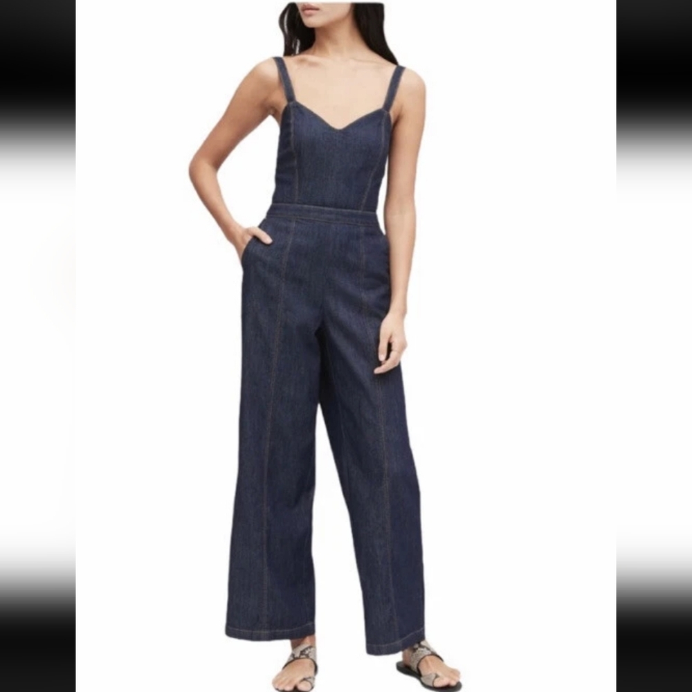 Banana Republic Dark Blue Jumpsuit